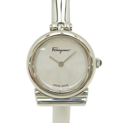 Ferragamo フェラガモ/ガンチーニ バングルウォッチ/レディースクォーツ/SFIK 01020//121916211848/Aランク/75