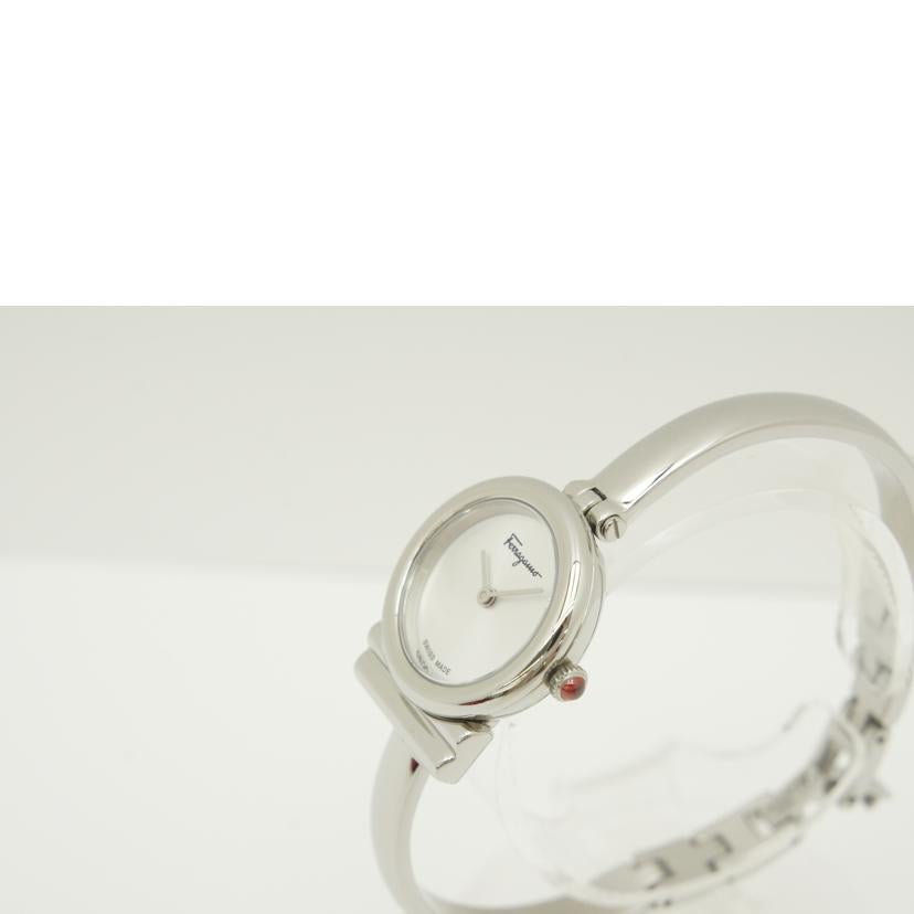 Ferragamo フェラガモ/ガンチーニ バングルウォッチ/レディースクォーツ/SFIK 01020//121916211848/Aランク/75