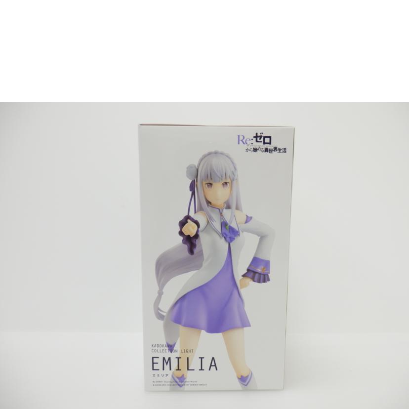 KADOKAWA カドカワ/エミリア 「Re:ゼロから始める異世界生活」 KADOKAWAコレクションLIGHT PVC&ABS製塗装済み完成品 //Sランク/88