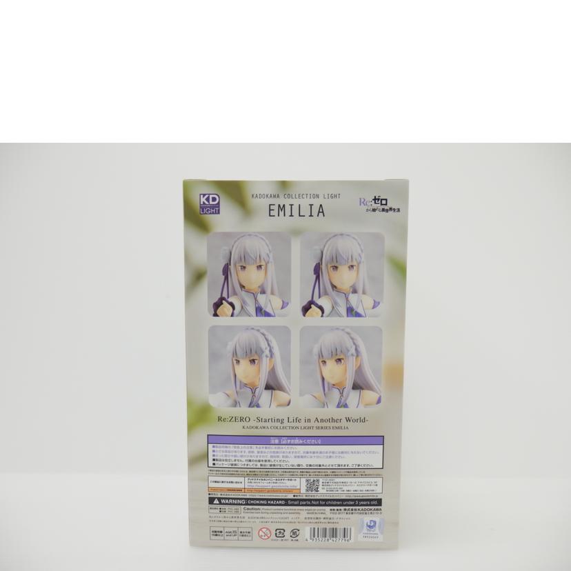 KADOKAWA カドカワ/エミリア 「Re:ゼロから始める異世界生活」 KADOKAWAコレクションLIGHT PVC&ABS製塗装済み完成品 //Sランク/88
