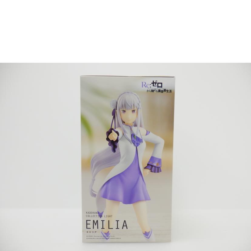 KADOKAWA カドカワ/エミリア 「Re:ゼロから始める異世界生活」 KADOKAWAコレクションLIGHT PVC&ABS製塗装済み完成品 //Sランク/88