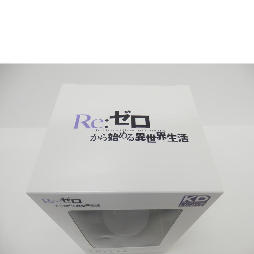 KADOKAWA カドカワ/エミリア 「Re:ゼロから始める異世界生活」 KADOKAWAコレクションLIGHT PVC&ABS製塗装済み完成品 //Sランク/88