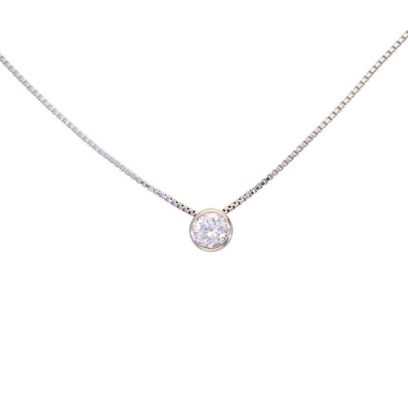 /◎ PT900/850ダイヤネックレス1.00ct//Aランク/75