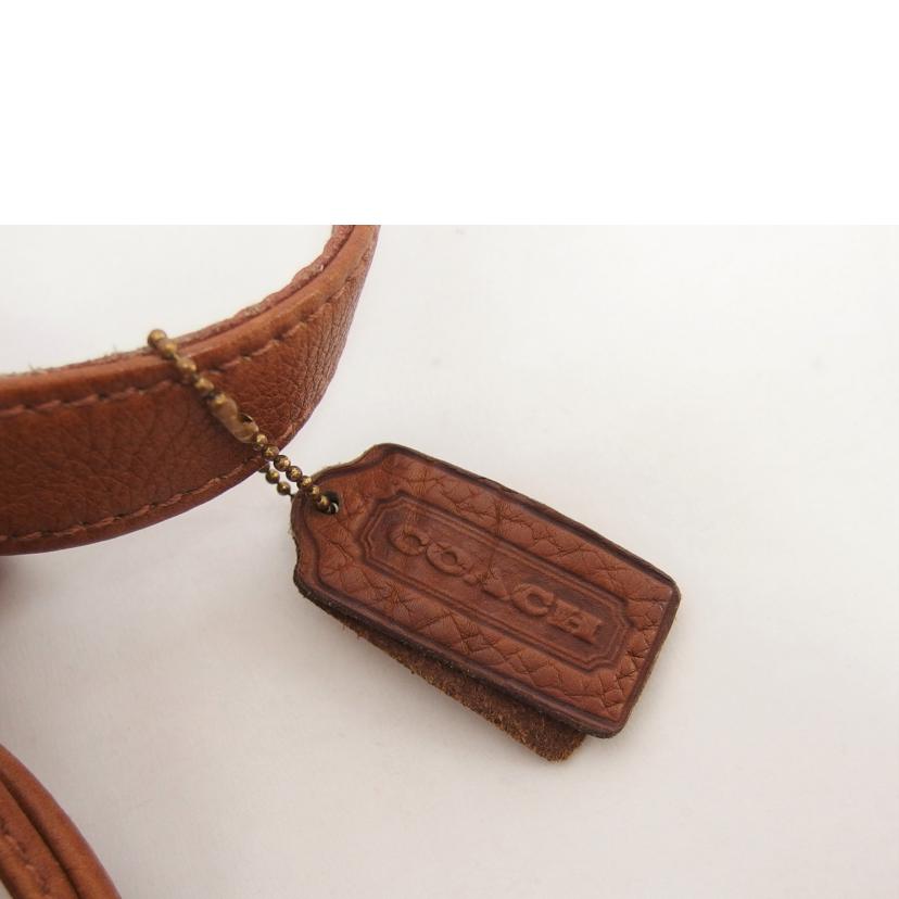 COACH コーチ オールレザー 肩掛け/巾着ショルダーバッグ/ブラウン/4905//H5M/ABランク/04