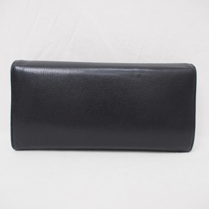 CHANEL シャネル/ココマーク二つ折りロングウォレット/黒/A50070//22796473/Bランク/78