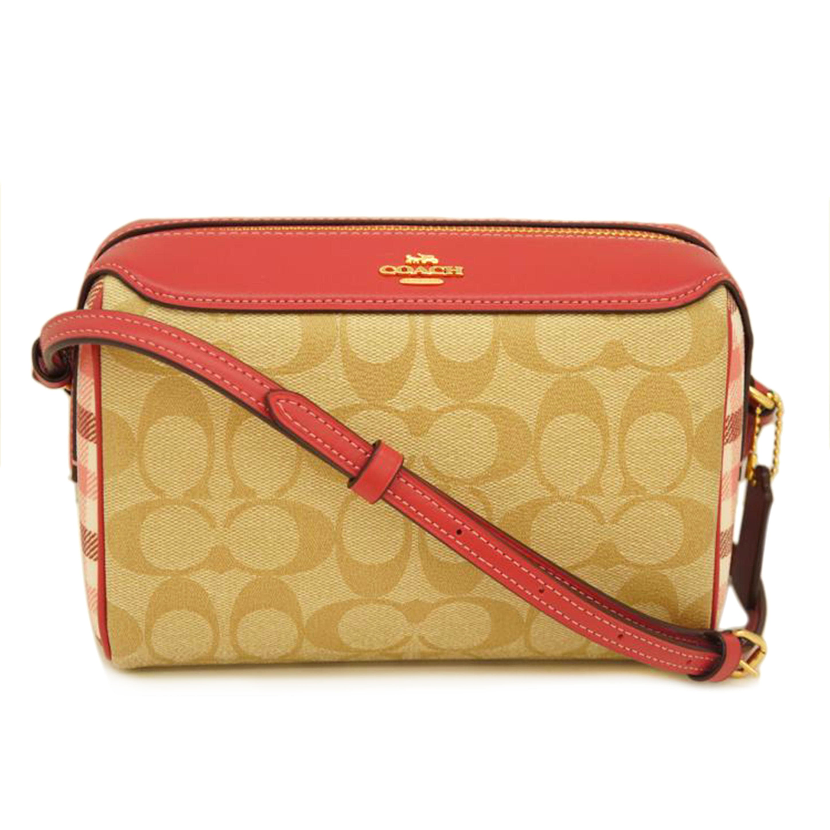 COACH コーチ/COACHシグネチャーギンガムチェッククロスボディ/F76630//Aランク/09