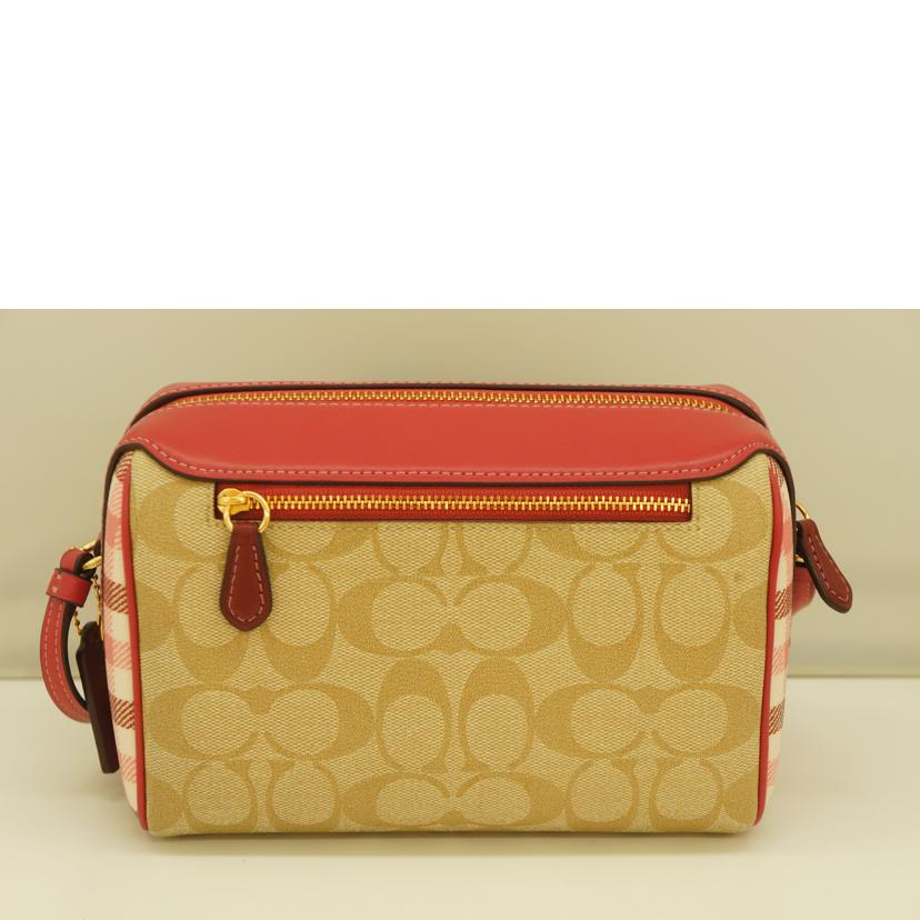 COACH コーチ/COACHシグネチャーギンガムチェッククロスボディ/F76630//Aランク/09