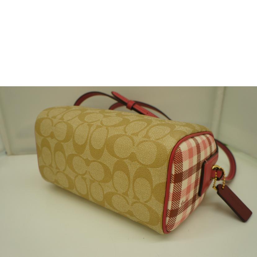 COACH コーチ/COACHシグネチャーギンガムチェッククロスボディ/F76630//Aランク/09