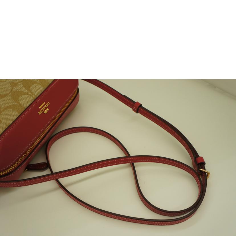 COACH コーチ/COACHシグネチャーギンガムチェッククロスボディ/F76630//Aランク/09