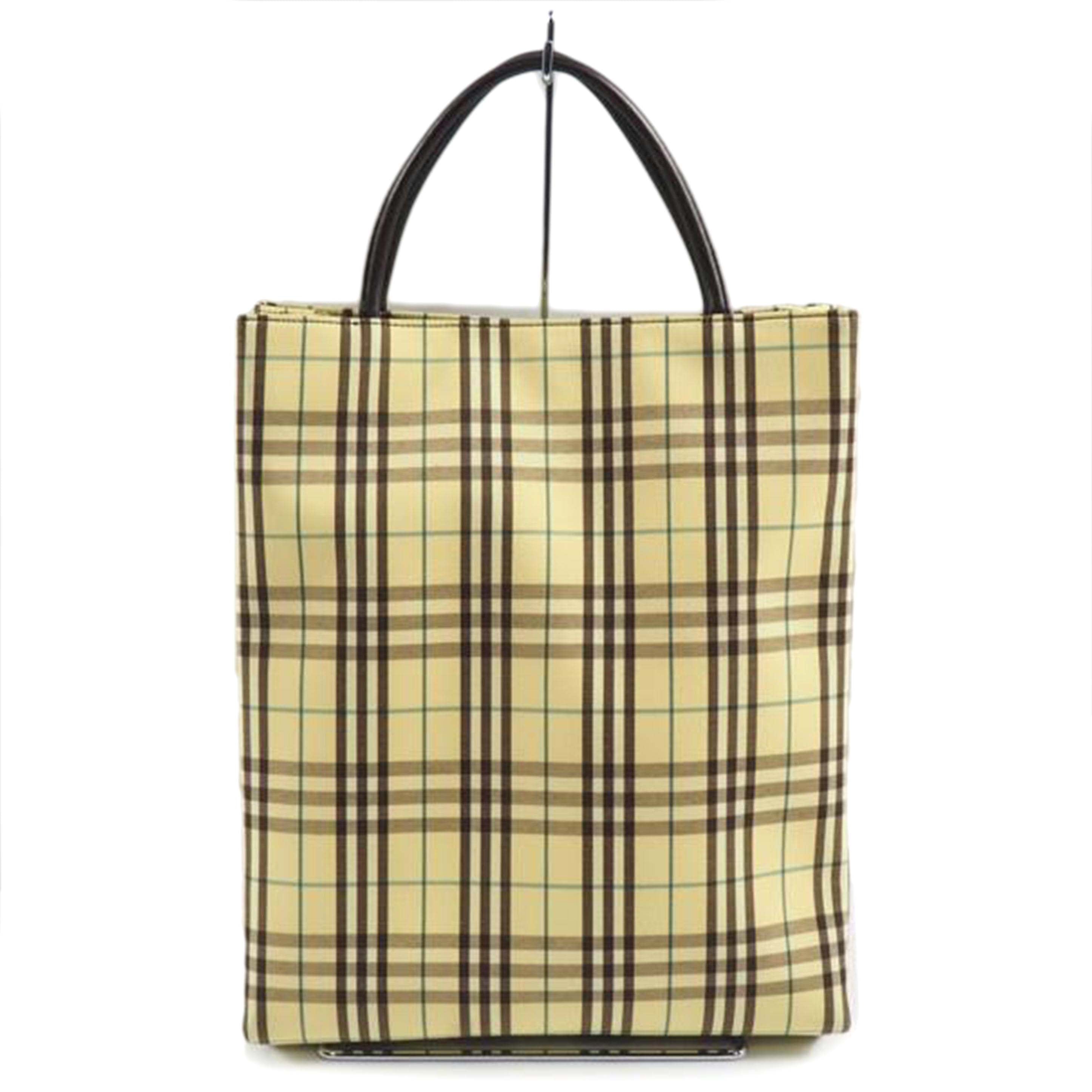 BURBERRY バーバリー/トートB/ノバチェック/イエロー//Bランク/79