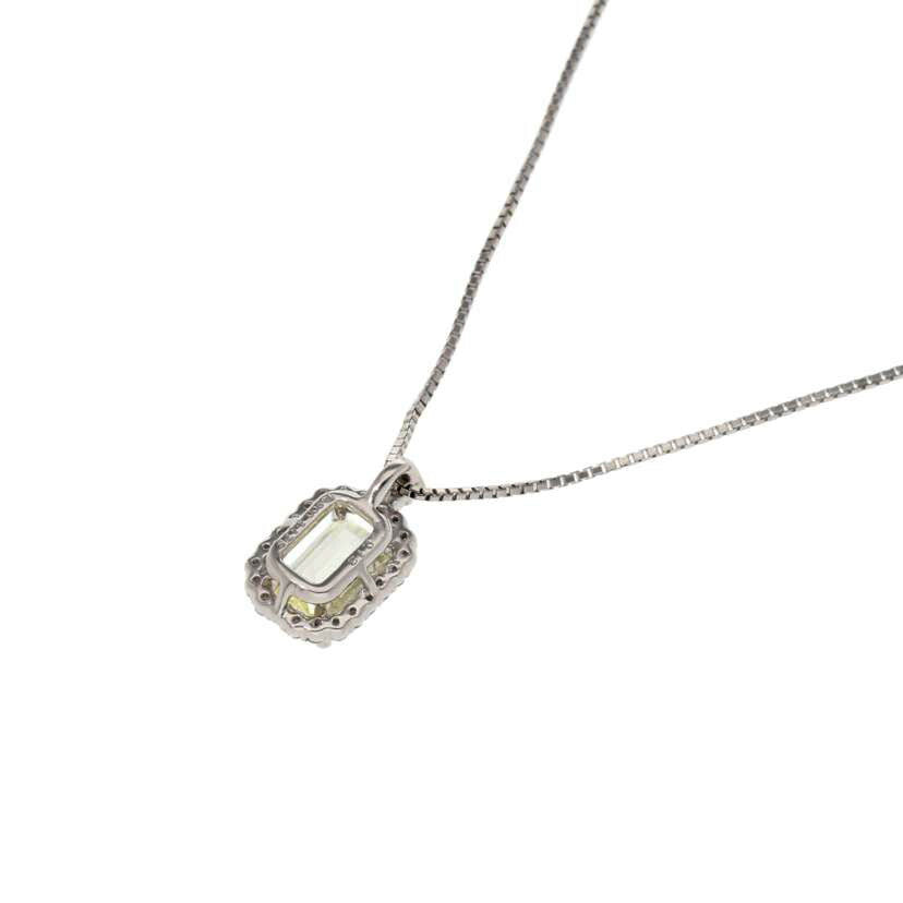 /◎ PT900/850ダイヤネックレス1.173/0.12ct//Aランク/75