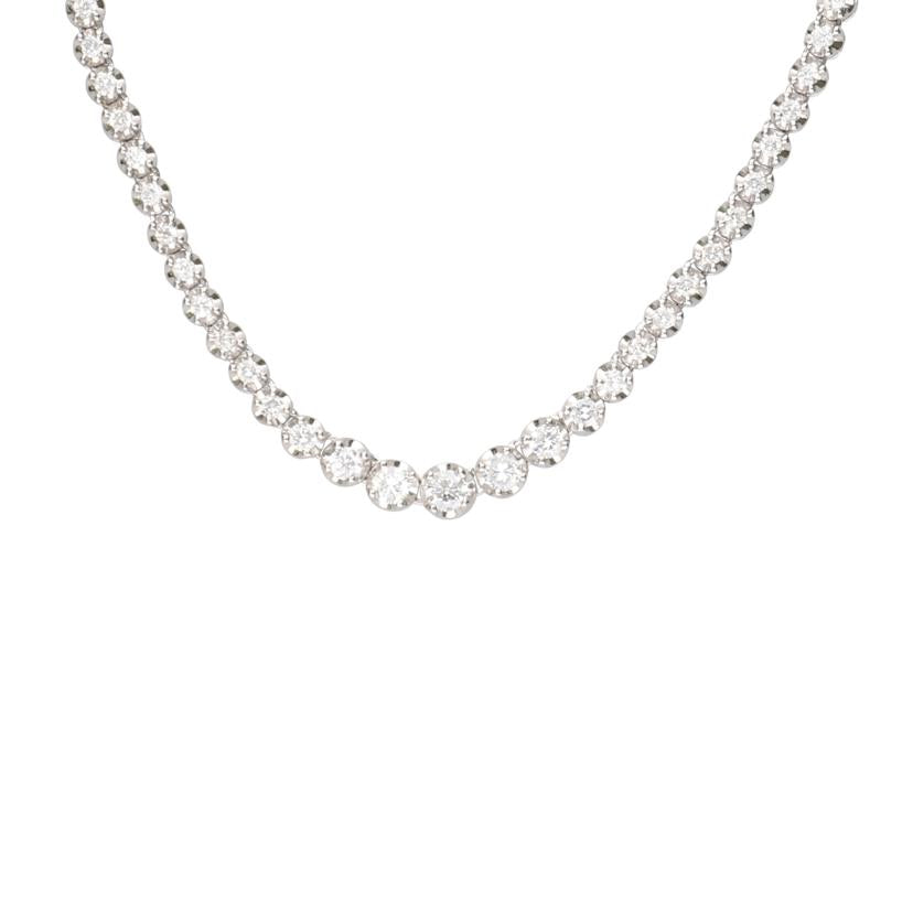 / ◎PT850ダイヤネックレス3.00ct//Aランク/75