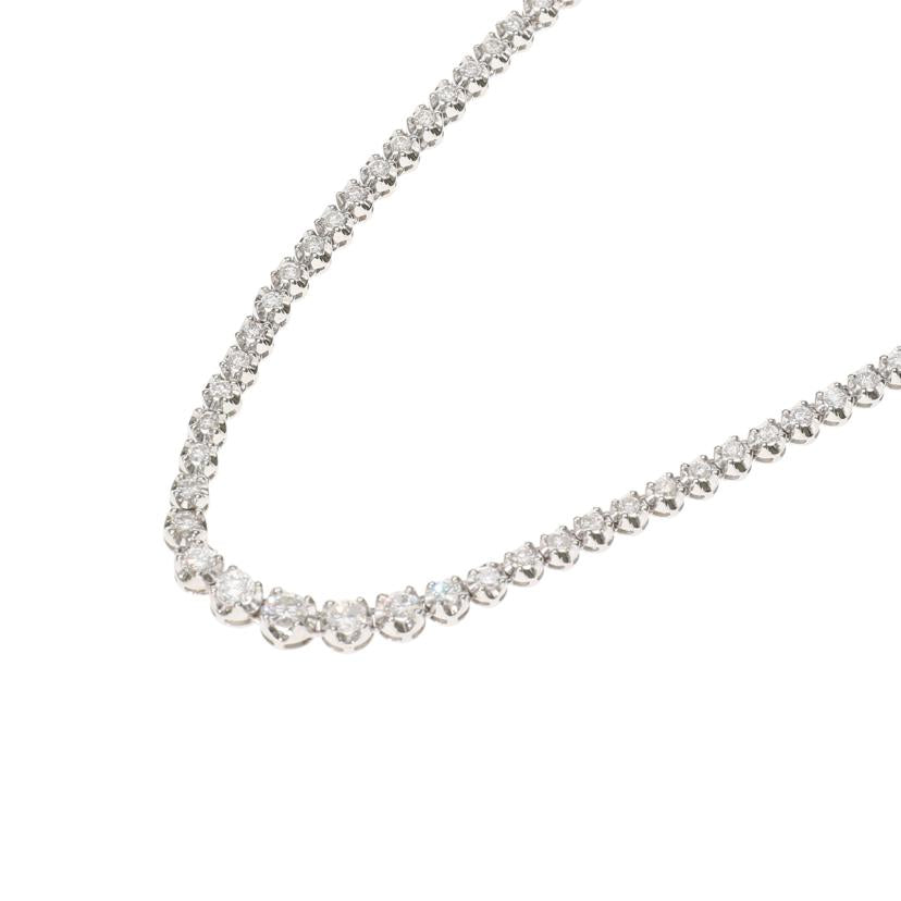 / ◎PT850ダイヤネックレス3.00ct//Aランク/75