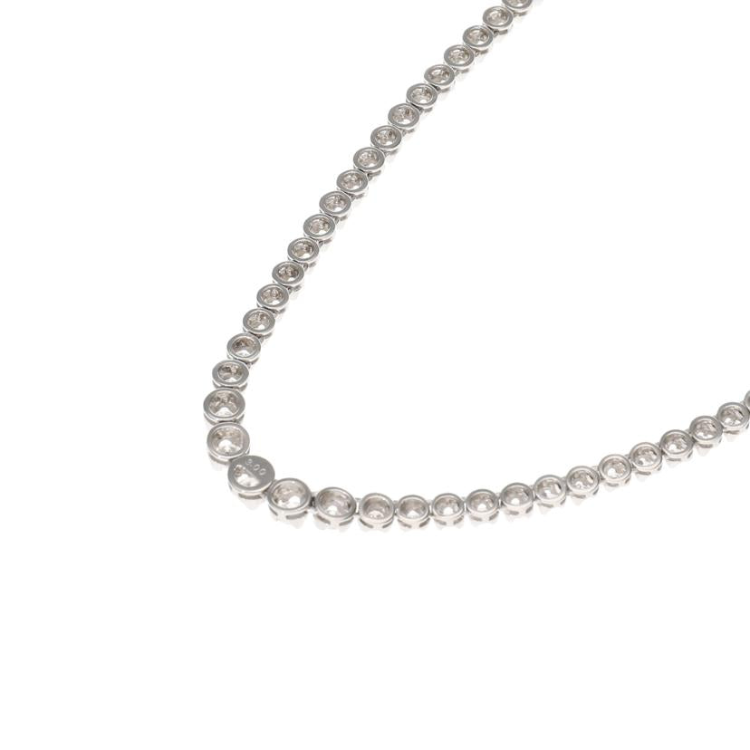 / ◎PT850ダイヤネックレス3.00ct//Aランク/75