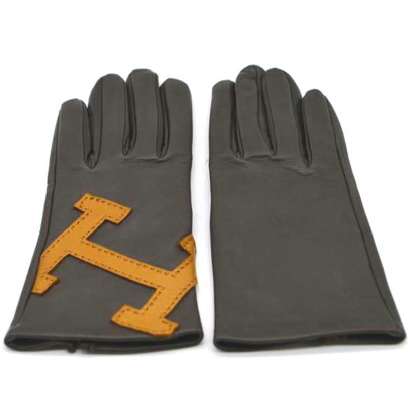 HERMES エルメス/Hロゴレザーグローブ/Sサイズ//Aランク/89