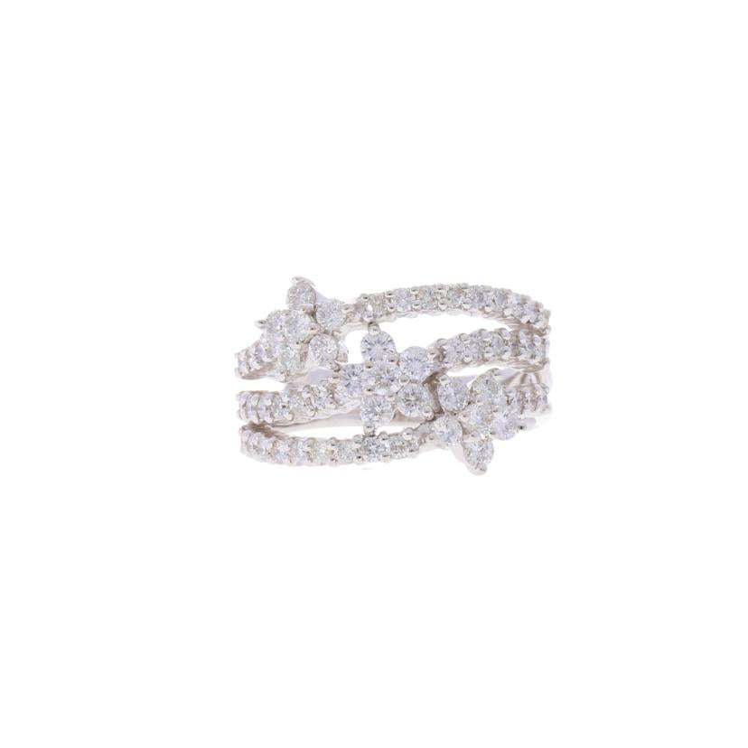 /◎ K18WGダイヤリング1.00ct//Aランク/75