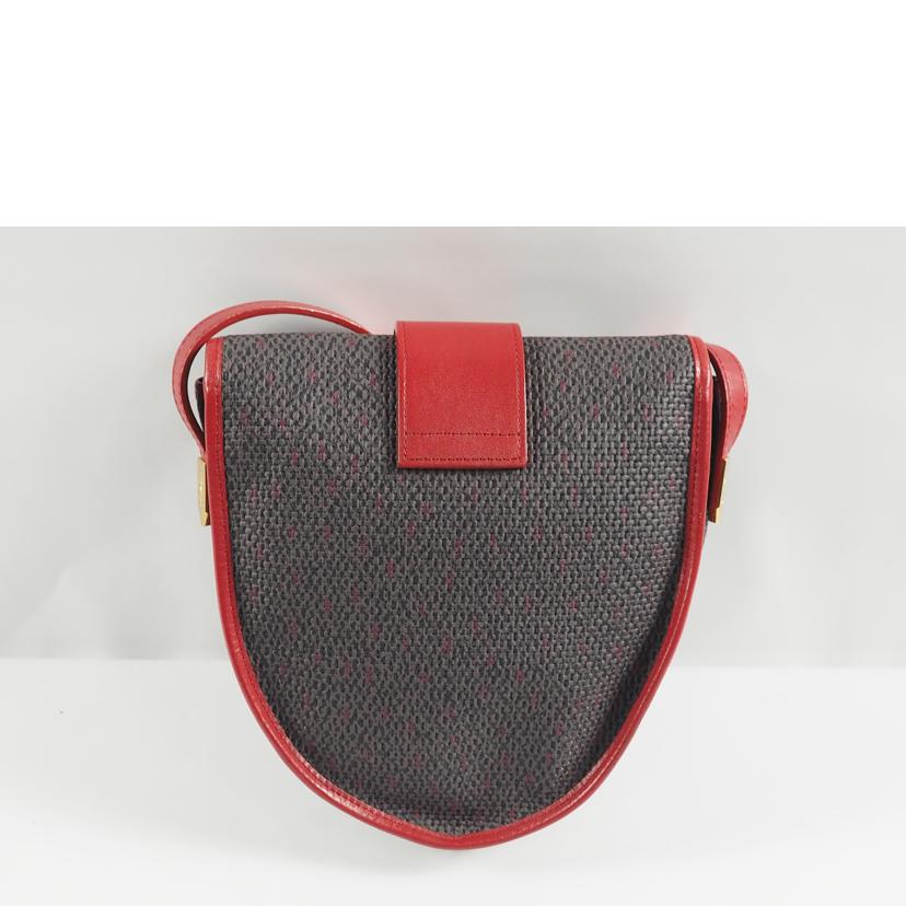 YSL イブサンローラン/ショルダーポシェット/DECOUVERTE PVC レザー/マルチ赤//Bランク/79