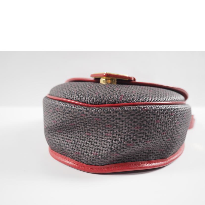 YSL イブサンローラン/ショルダーポシェット/DECOUVERTE PVC レザー/マルチ赤//Bランク/79