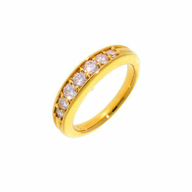 / K18ダイヤリング0.54ct//Aランク/75