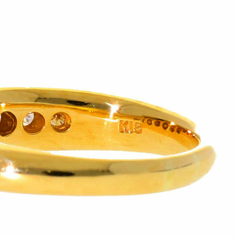 / K18ダイヤリング0.54ct//Aランク/75