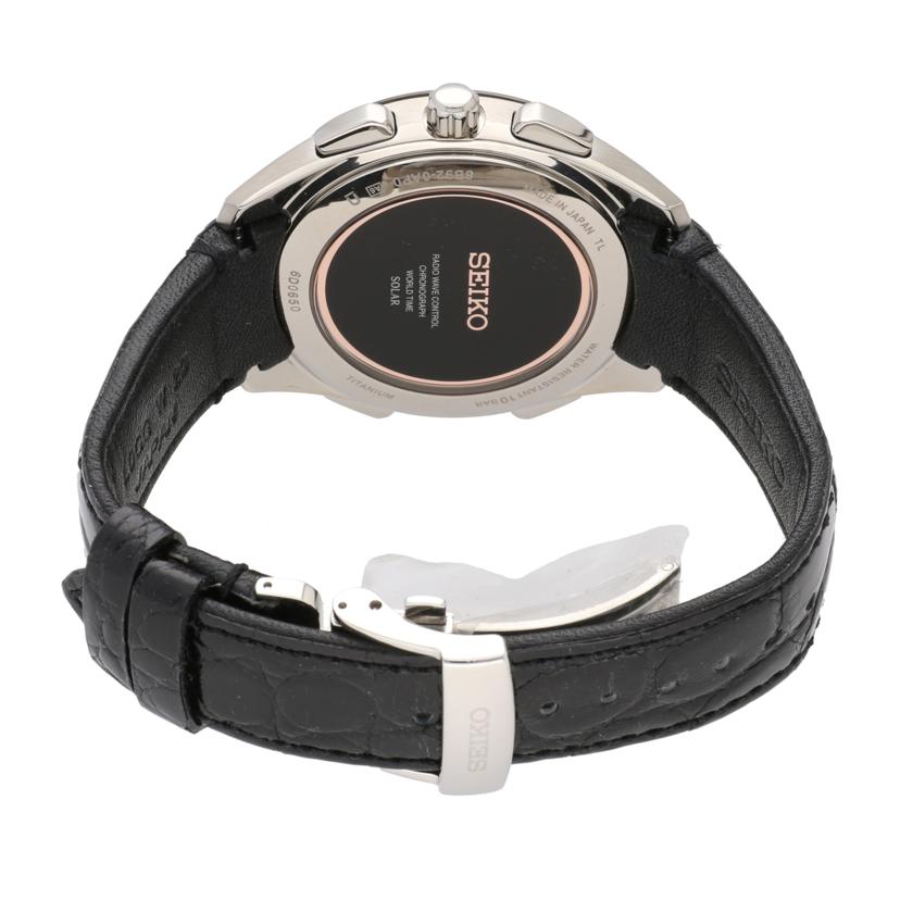 SEIKO セイコー/セイコーブライツ/クロノグラフ/ソーラー電波/チタン/8B92-0AP0//6D0***/SAランク/75