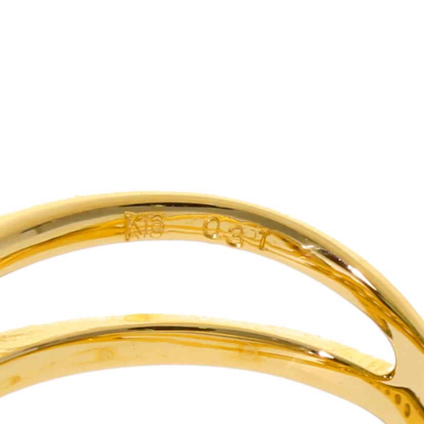/ K18ダイヤリング 0.31ct//Aランク/75