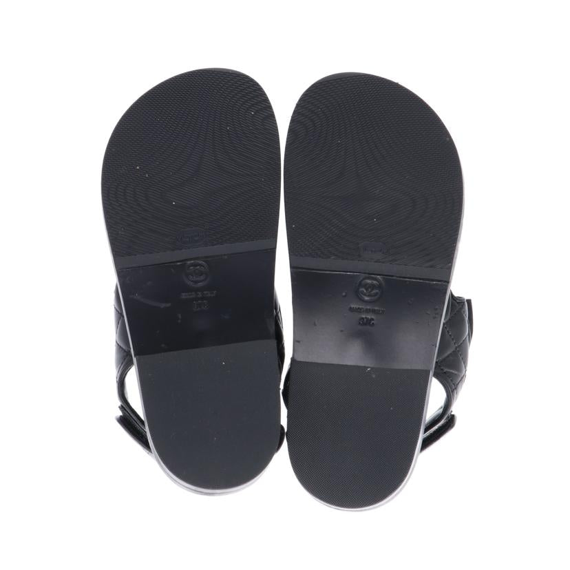 CHANEL シャネル/ココマークダブルストラップロゴサンダル/2023SS/G40138//サイズ:37C/ABランク/75