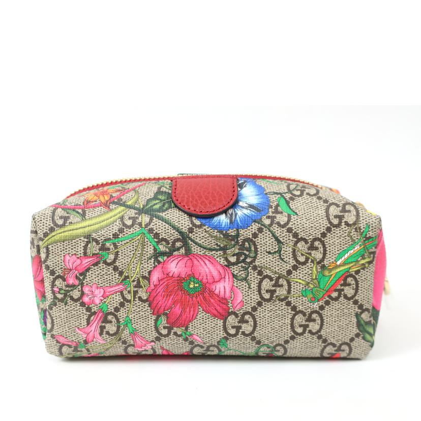 GUCCI グッチ/GGフローラコスメポーチ 小物入れ/548394//493075/SAランク/65