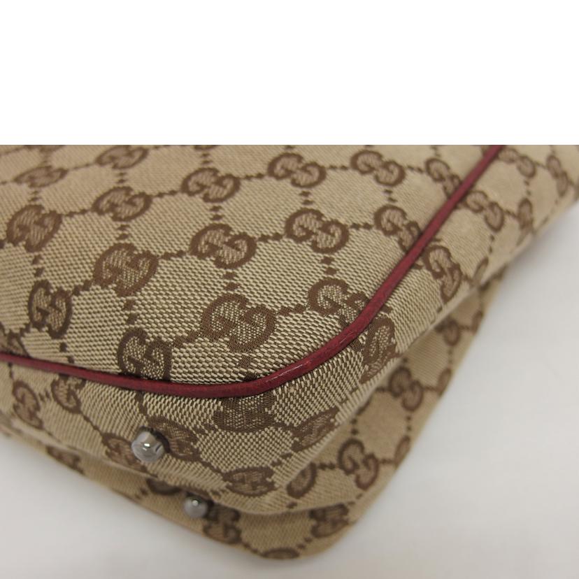 GUCCI グッチ ハンドバッグ ベージュ ボルドー/GGキャンバス/トートバッグ/113019//344*/Aランク/04