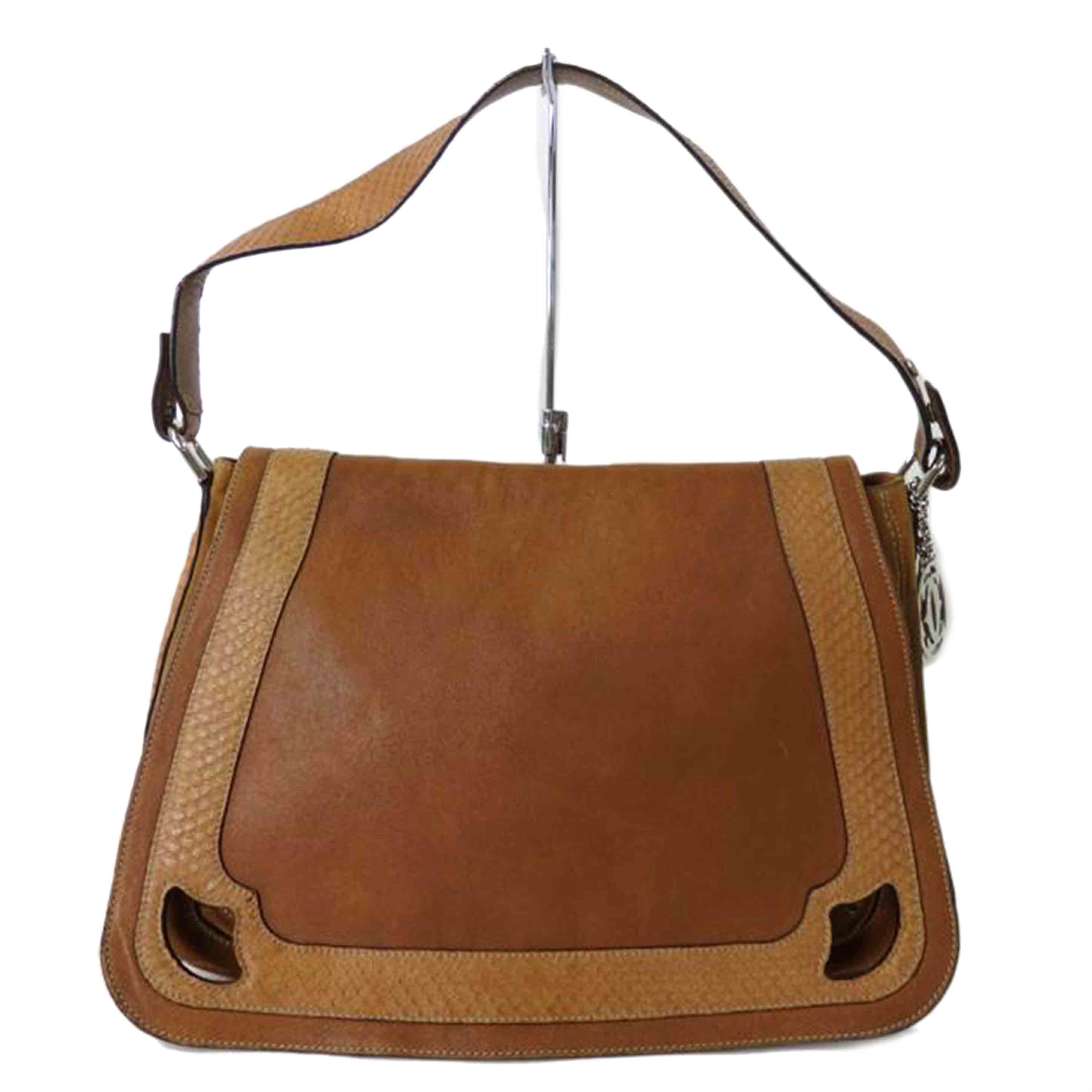 Cartier カルティエ/マルチェロ/ショルダーバッグ/スウェード×レザー//Bランク/84