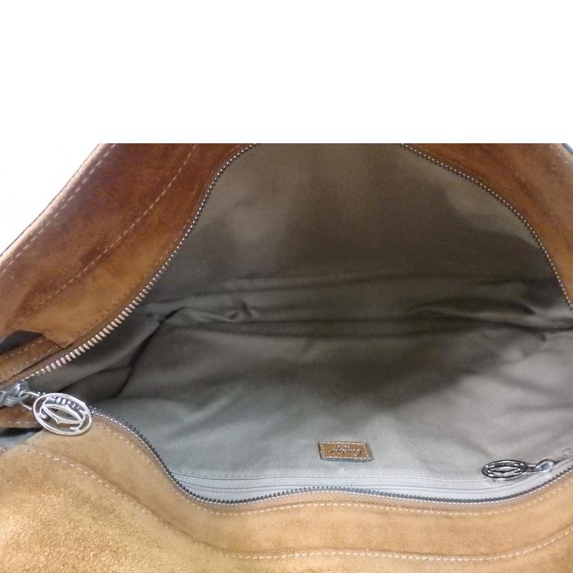 Cartier カルティエ/マルチェロ/ショルダーバッグ/スウェード×レザー//Bランク/84