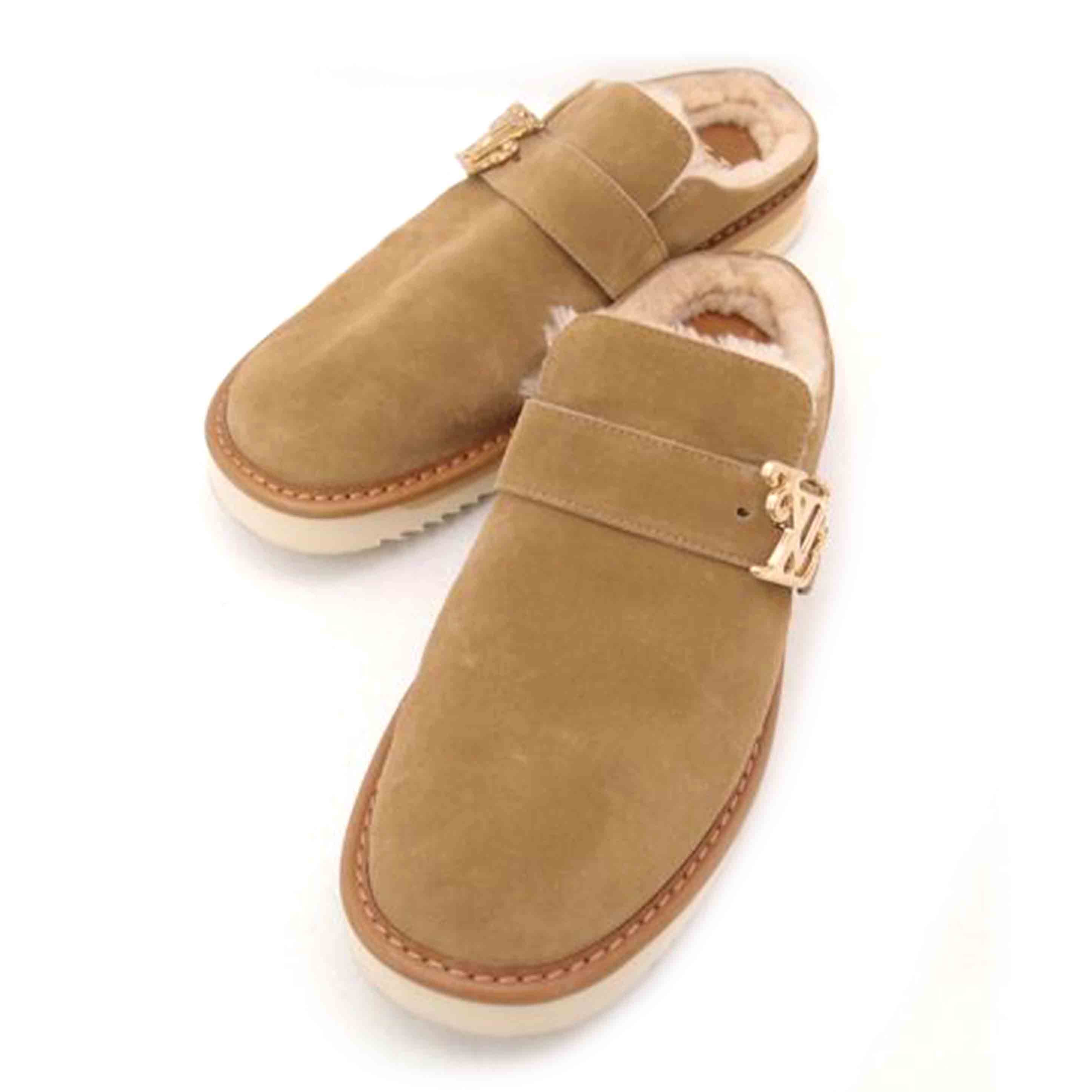 LOUIS VUITTON ルイ・ヴィトン 靴 シューズ スエード 茶 サンダル/コージームートンミュール/約27.5㎝/1A81EN//BM0***/ABランク/69