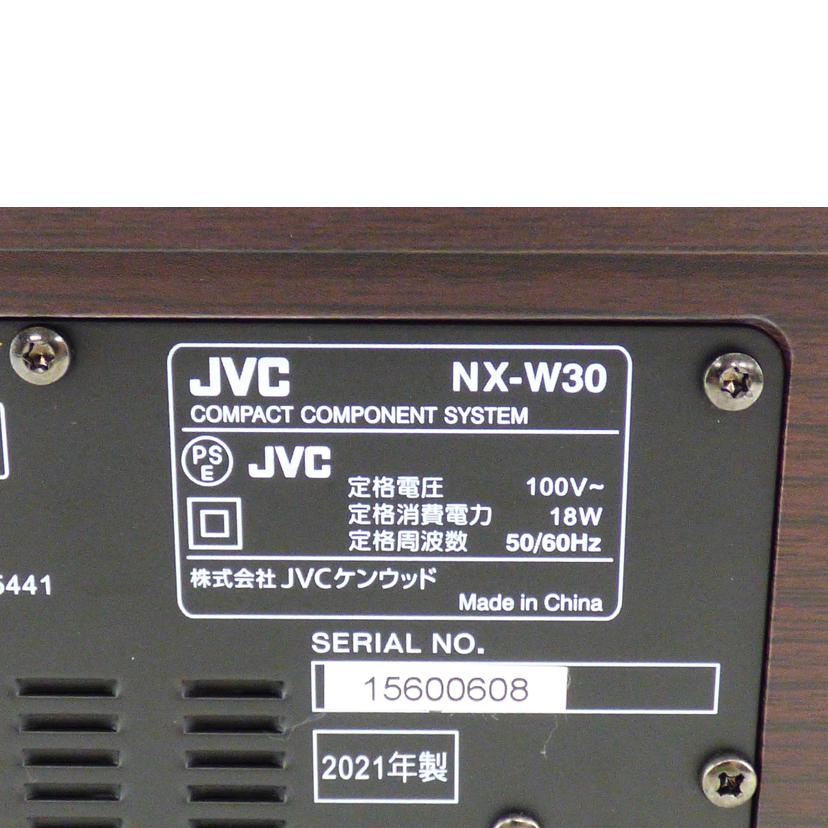 JVC ジェイブイシー/コンパクトコンポーネントシステム/NX-W30/NX-W30//15600608/Aランク/64