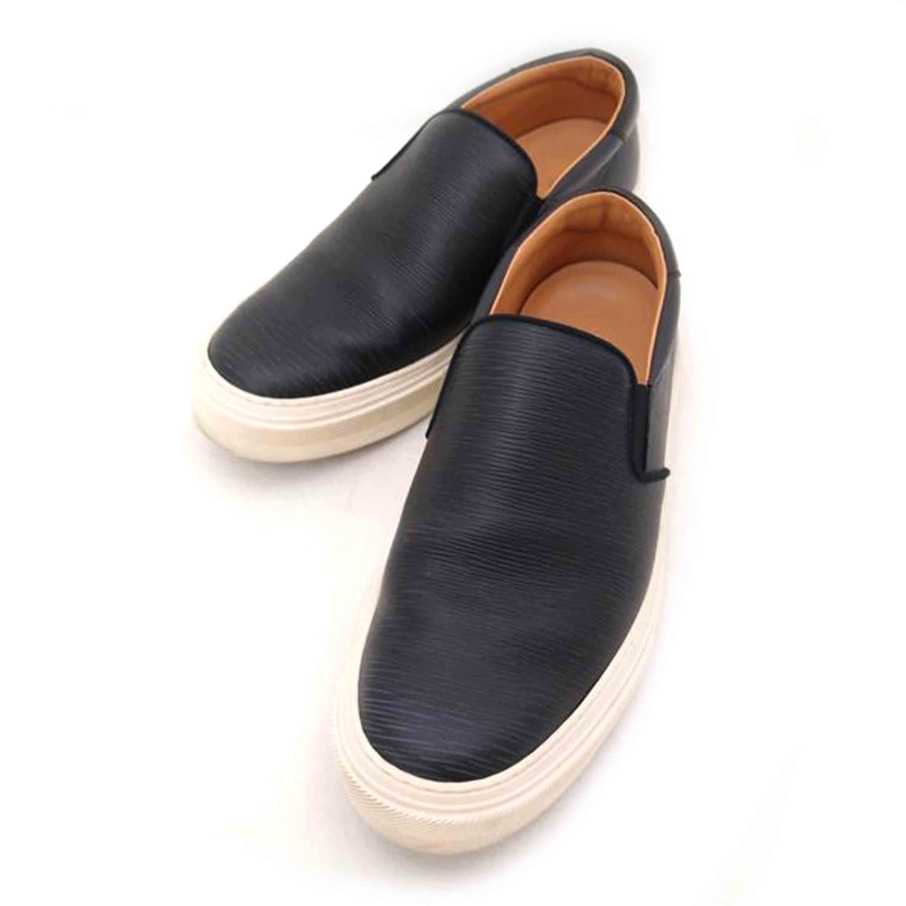 LOUIS VUITTON ルイ・ヴィトン 黒 スニーカー サイズ7 1/2 メンズ/スリッポン/エピ/ノワール/約26.5㎝//FR0***/ABランク/69