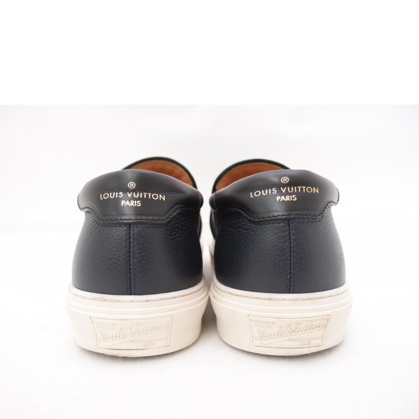 LOUIS VUITTON ルイ・ヴィトン 黒 スニーカー サイズ7 1/2 メンズ/スリッポン/エピ/ノワール/約26.5㎝//FR0***/ABランク/69