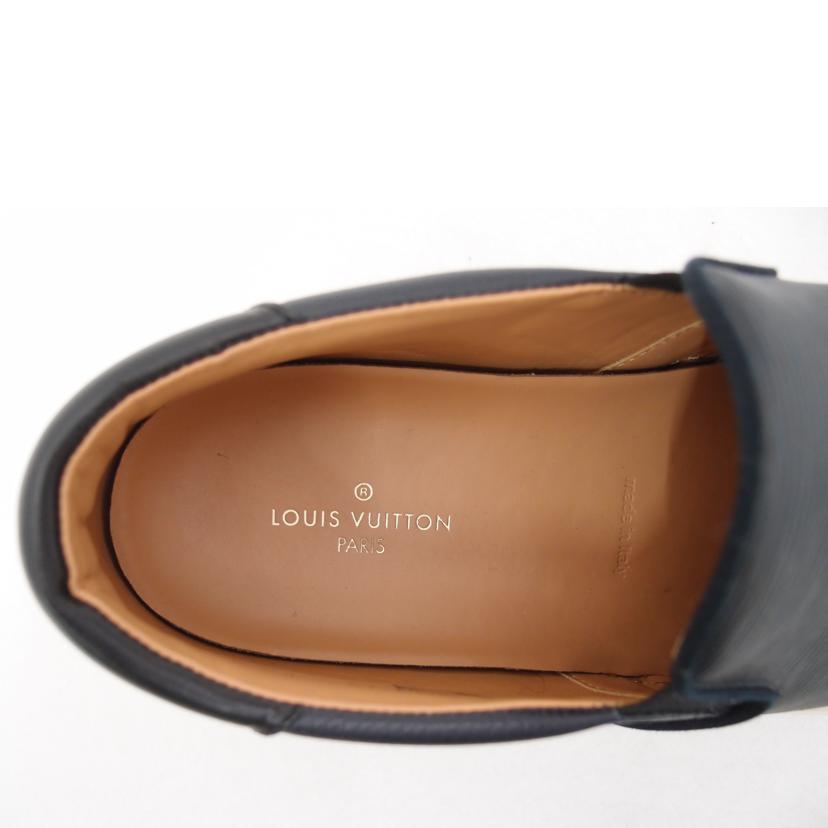 LOUIS VUITTON ルイ・ヴィトン 黒 スニーカー サイズ7 1/2 メンズ/スリッポン/エピ/ノワール/約26.5㎝//FR0***/ABランク/69