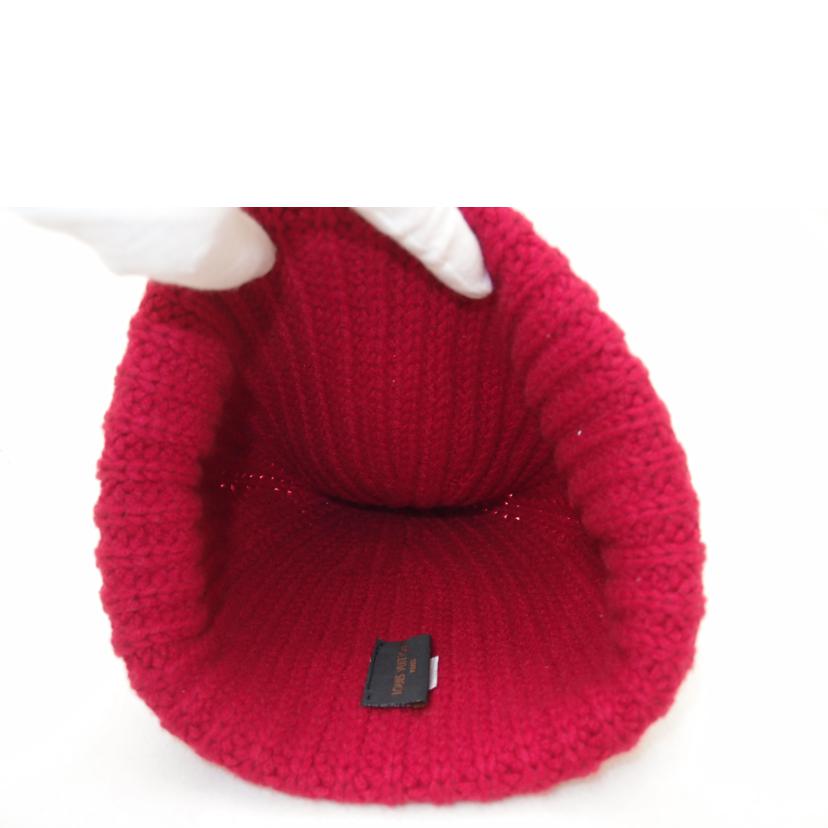 LOUIS VUITTON ルイ・ヴィトン カシミア ニット帽子 レディース メンズ/ニットヘッドハット/レッド/M76048//MY0***/Aランク/69
