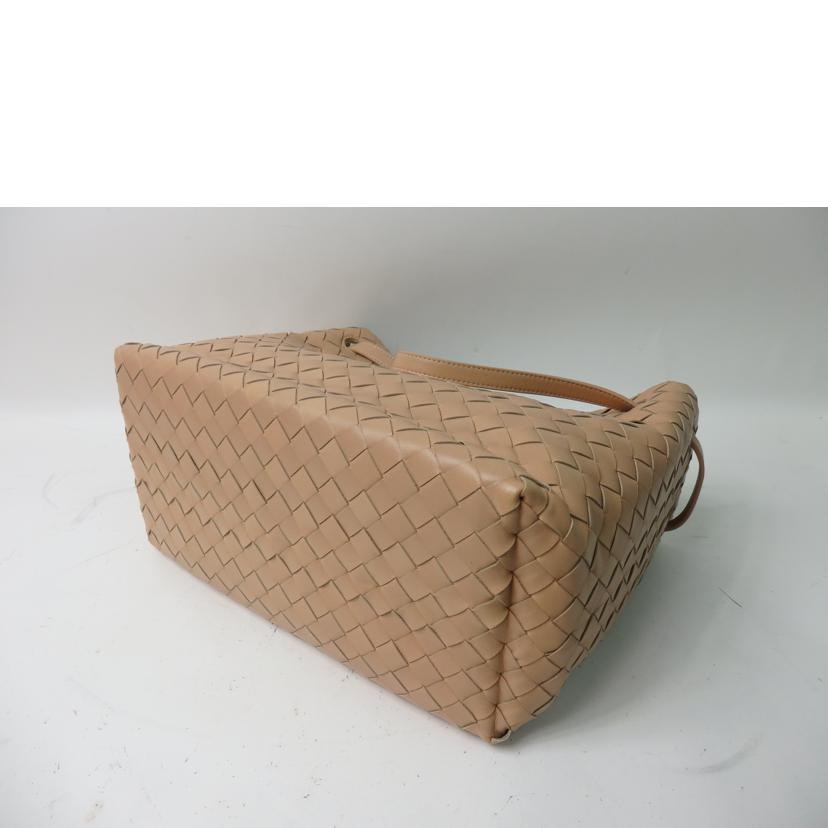 BOTTEGA VENETA ボッテガ・ヴェネタ/ガルダバッグ/イントレチャート/ベージュ/600510//B08663686D/Aランク/84
