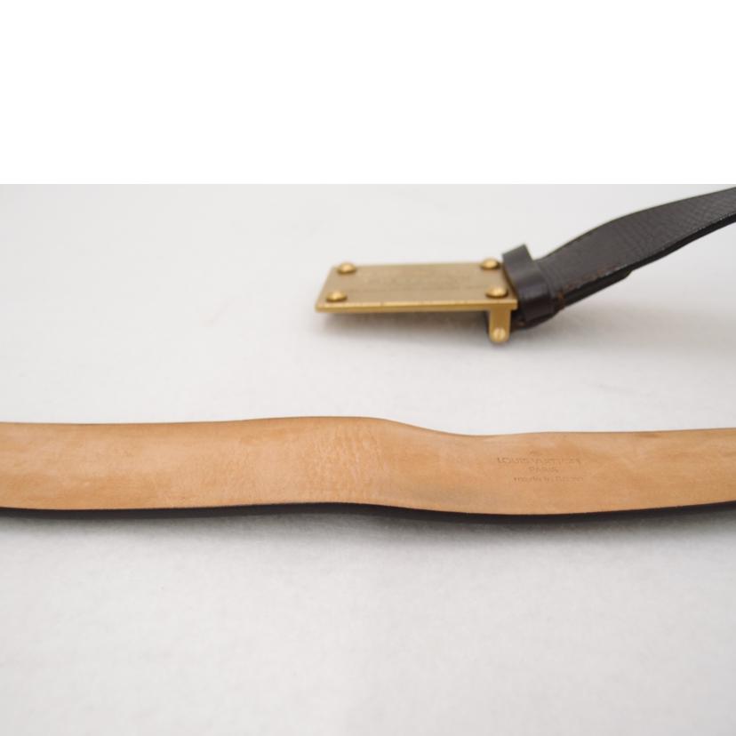 LOUIS VUITTON ルイ・ヴィトン レザーベルト ゴールド金具 メンズ/サンチュール・アヴァントゥール/95cm/ユタ/M6811//CA0***/ABランク/69