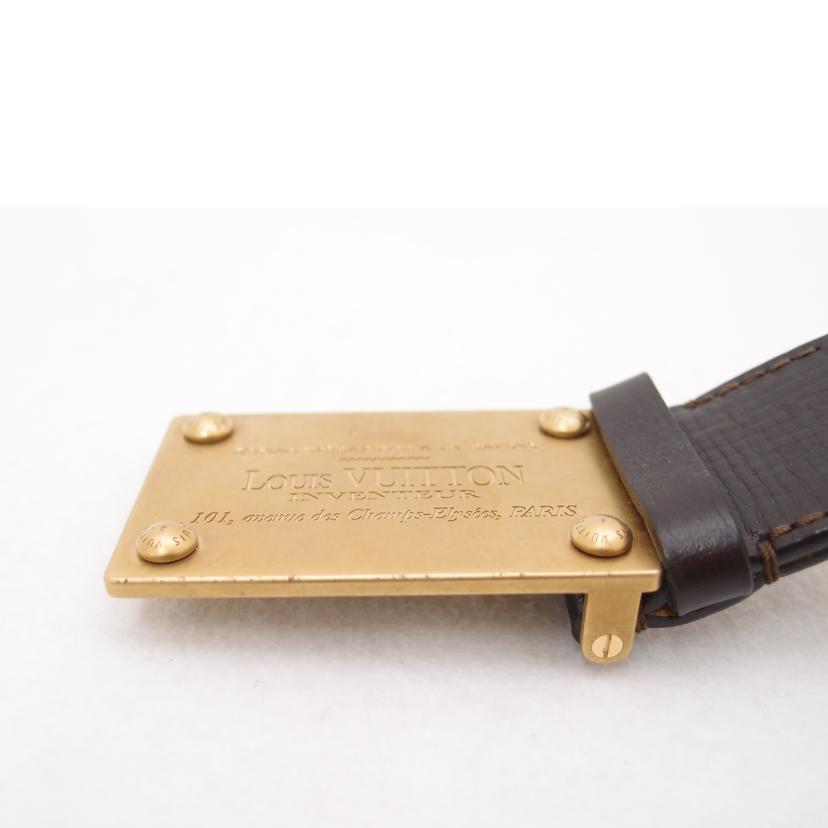 LOUIS VUITTON ルイ・ヴィトン レザーベルト ゴールド金具 メンズ/サンチュール・アヴァントゥール/95cm/ユタ/M6811//CA0***/ABランク/69