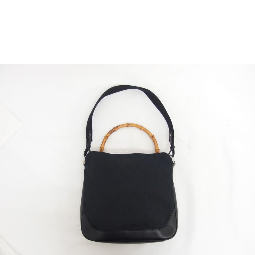 GUCCI グッチ ハンドバッグ ワンショルダーバッグ レザー/GGキャンバス/バンブー2WAYバッグ/ブラック/001.4095//001***/ABランク/04