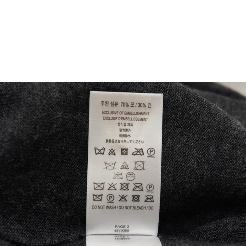 BURBERRY LONDON バーバリーロンドン/ロゴ刺繍ハイゲージニット GRY//Aランク/94