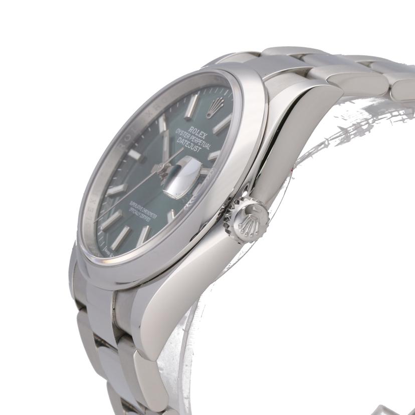 ROLEX ロレックス 新ギャラ2022年 オイスターブレス /デイトジャスト36/ミントグリーン/ランダム番/126200//5K7N6950/Aランク/75
