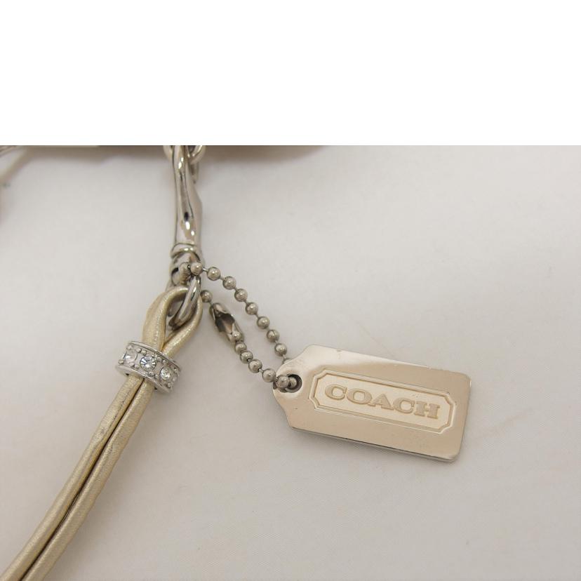 COACH コーチ ミニハンドバッグ ブラウン ゴールド/ミニシグネチャー/ガマ口ハンドポーチ/8948//H04*/ABランク/04