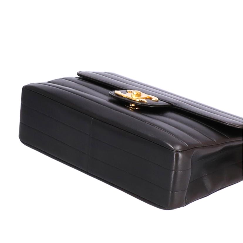 CHANEL シャネル/マドモアゼルダブルフラップチェーンショルダー//※58****/ABランク/91