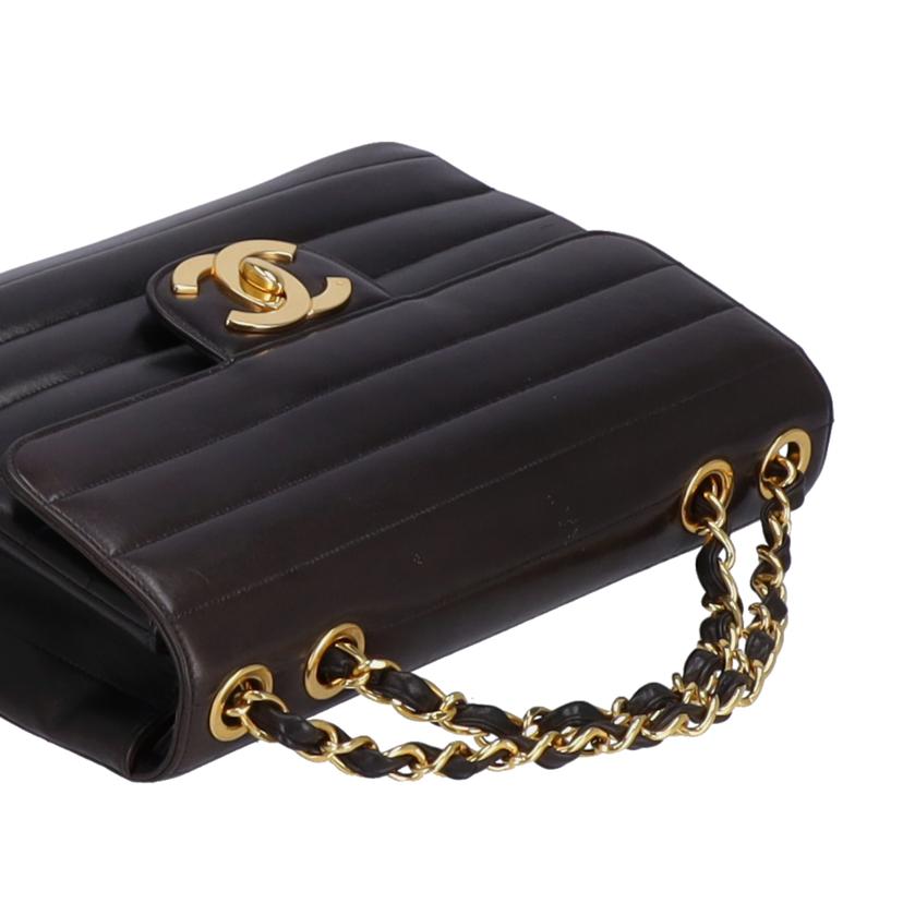 CHANEL シャネル/マドモアゼルダブルフラップチェーンショルダー//※58****/ABランク/91