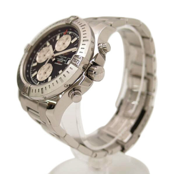 BREITING ブライトリング 腕時計 ステンレス ブラック/シルバー文字盤 回転ベゼル/コルト・クロノグラフ/自動巻き/A1338811/BD83//279****/SAランク/69