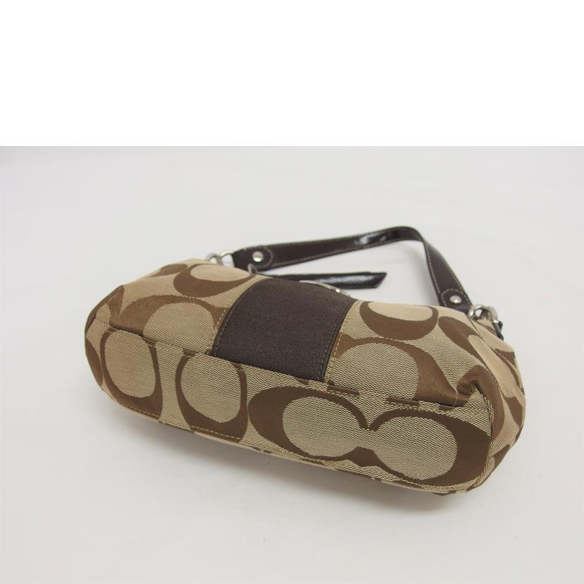COACH コーチ ハンドバッグ キャンバス ブラウン/シグネチャー2WAYショルダーバッグ/ベージュ/F19218//A12**/ABランク/04