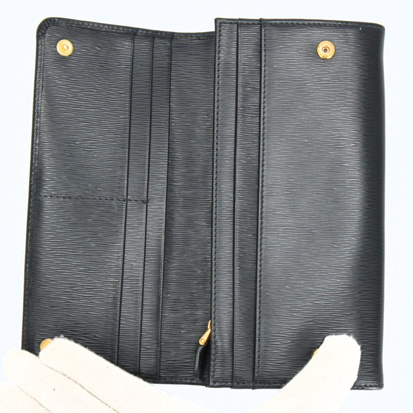 PRADA プラダ/カーフスキン/ロゴフラップウォレット/1MH132//Aランク/91