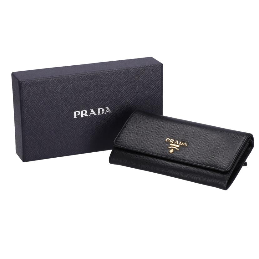 PRADA プラダ/カーフスキン/ロゴフラップウォレット/1MH132//Aランク/91
